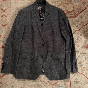 INC blue sports coat. Medium slim fit.